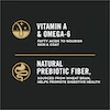 vitamin a and omega-6, natural prebiotic fiber